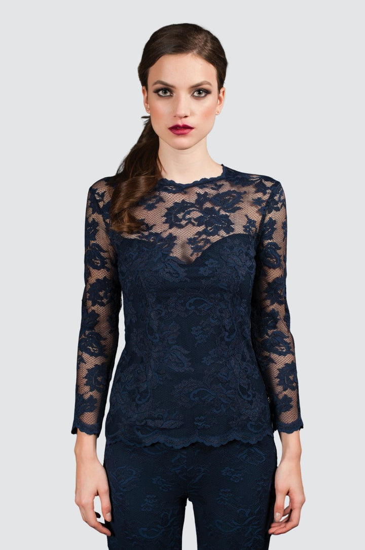 Long Sleeve Lace Top