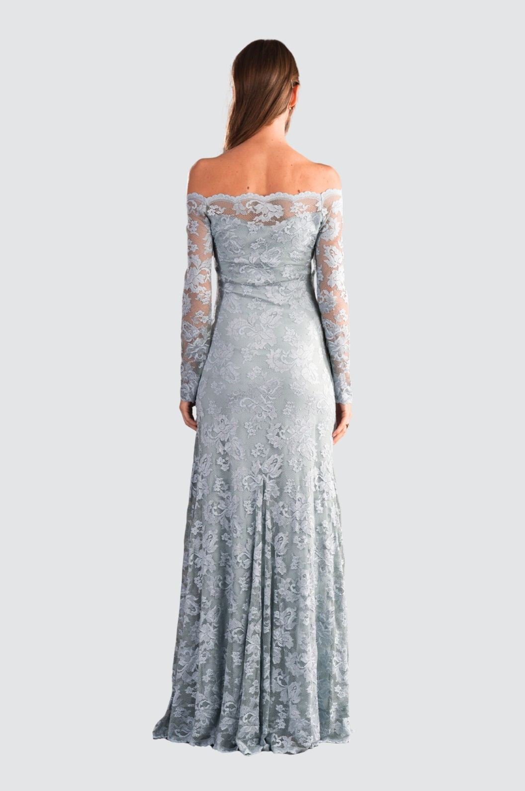 Mermaid Off-Shoulder Lace Gown