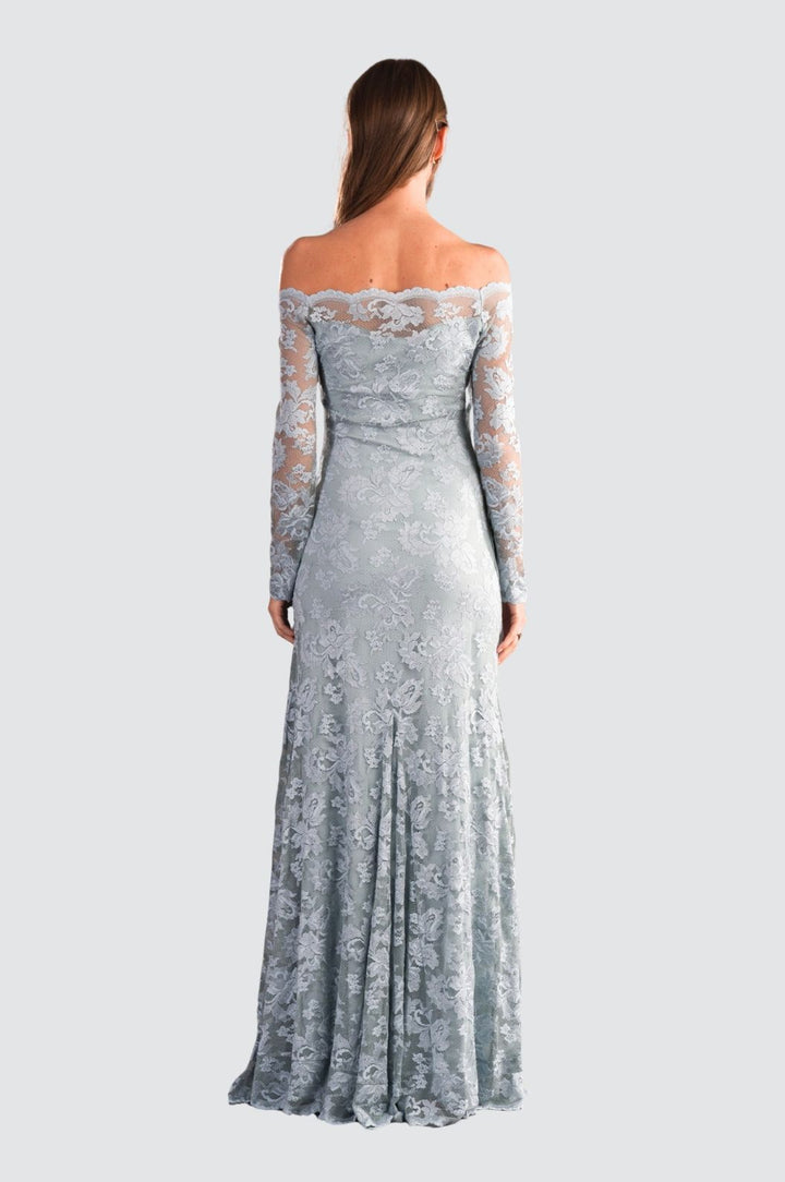 Mermaid Off-Shoulder Lace Gown
