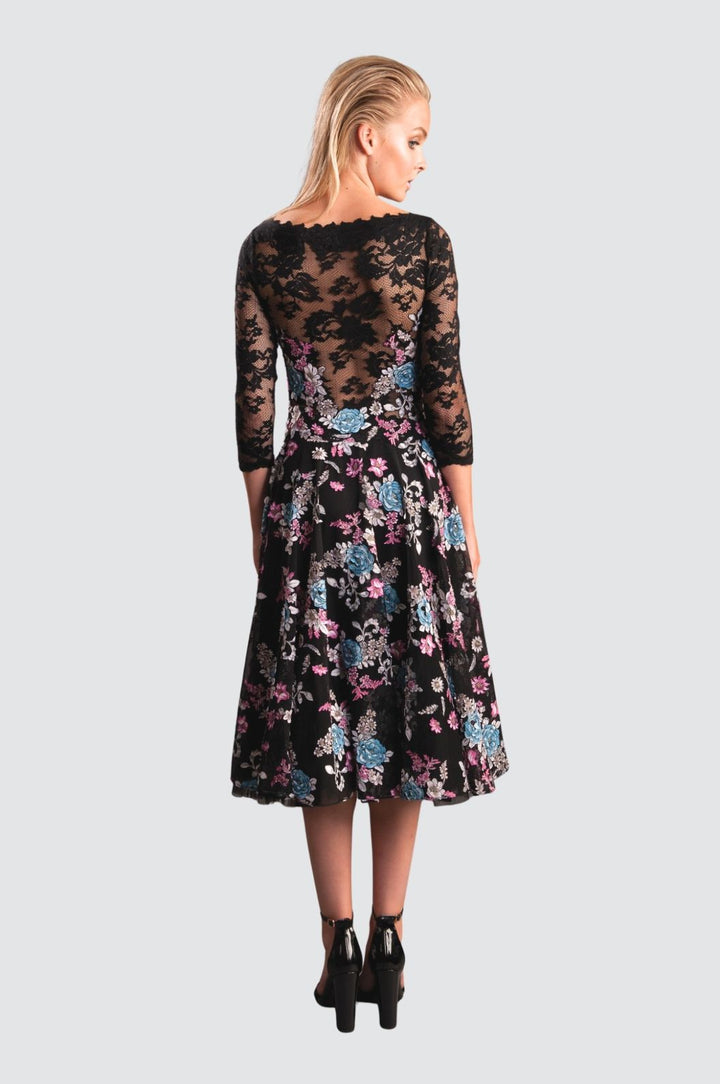 Embroidered Floral Dress