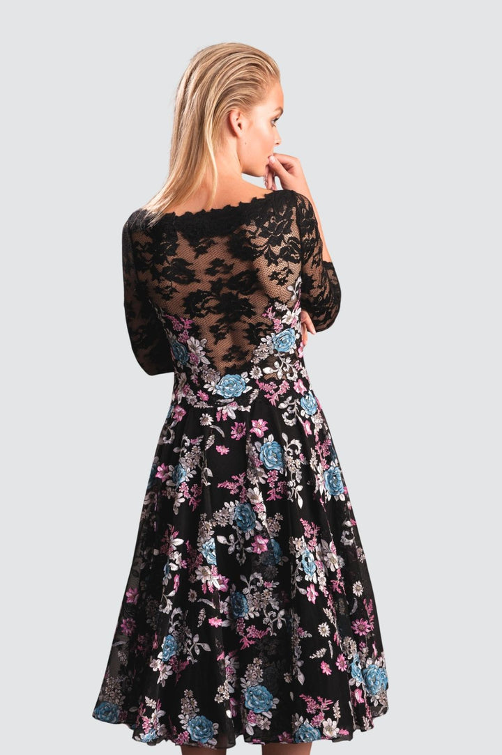 Embroidered Floral Dress