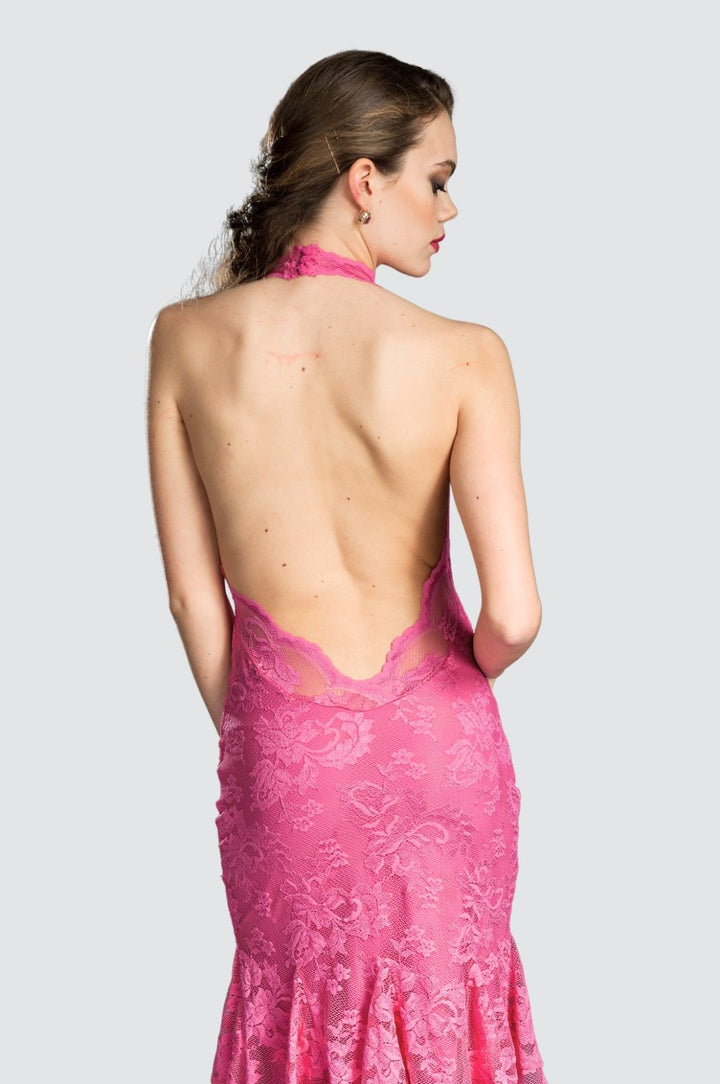 Lace Halter Dress