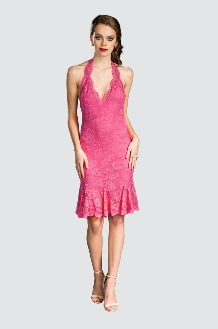 Lace Halter Dress