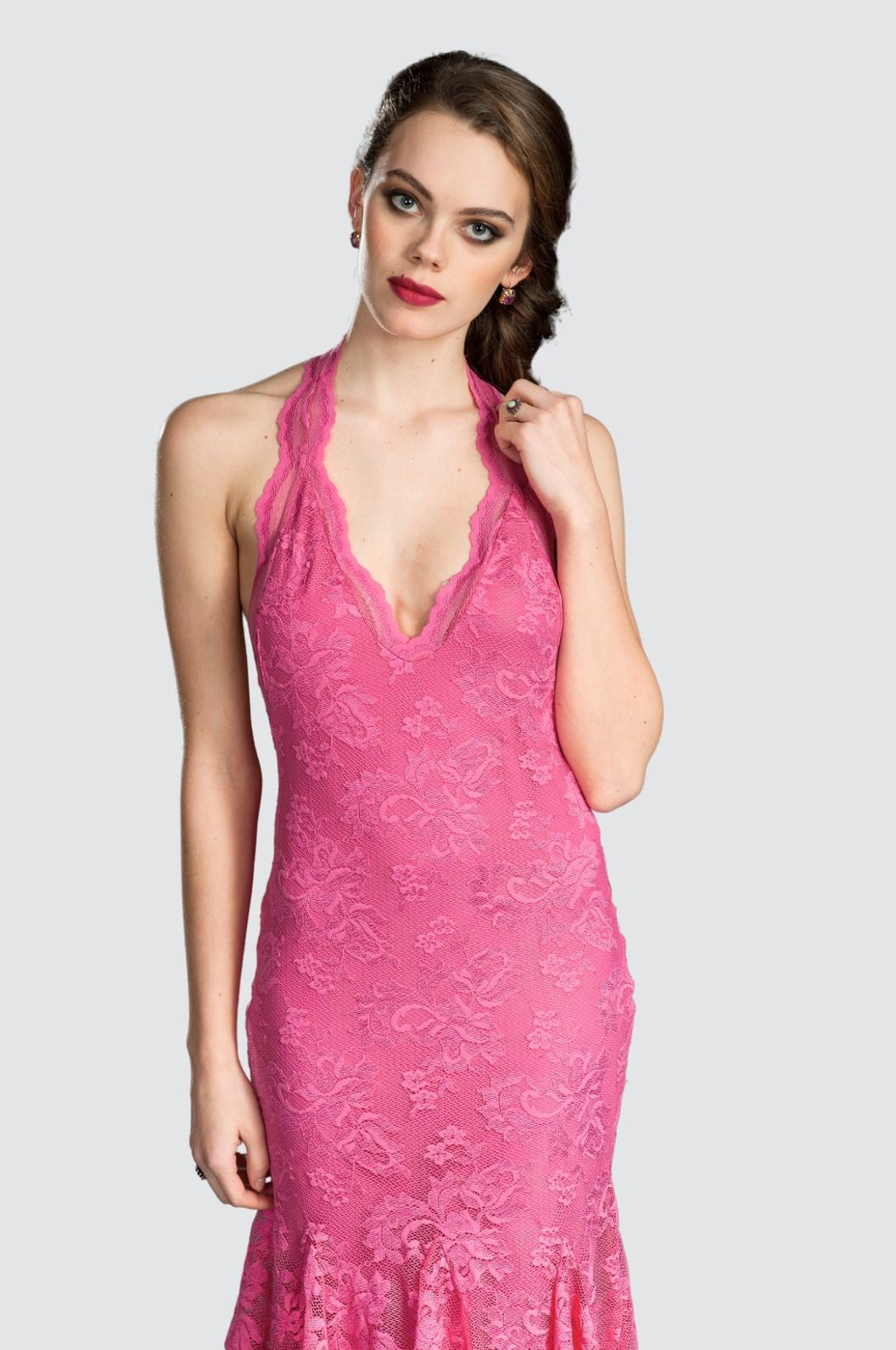 Lace Halter Dress