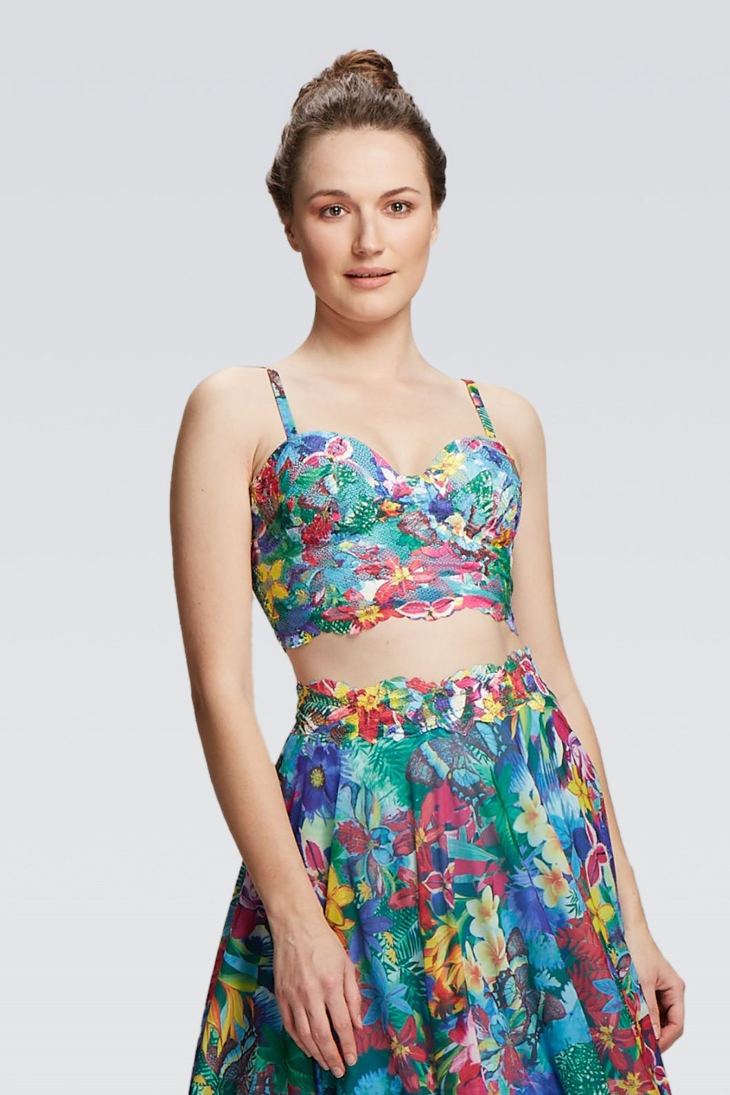 Floral Lace Crop Top
