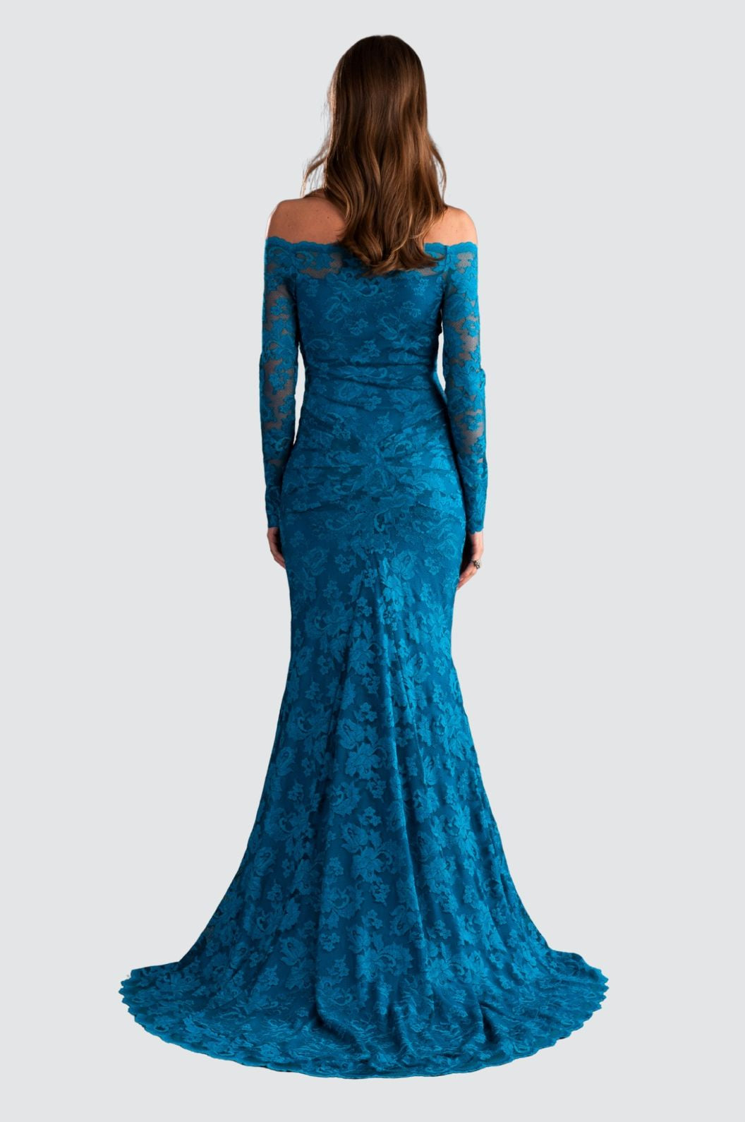 Off-Shoulder Long Gown