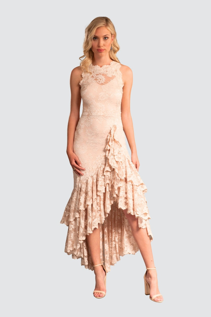 Cocktail Dress with Ruffled Skirt