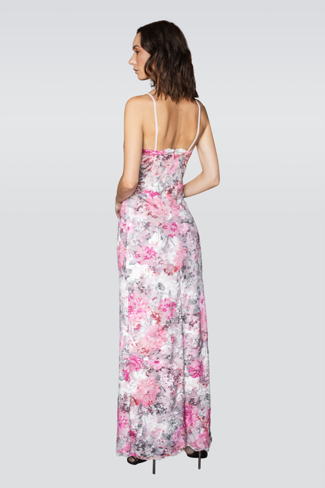 Floral Dress with Slit-1