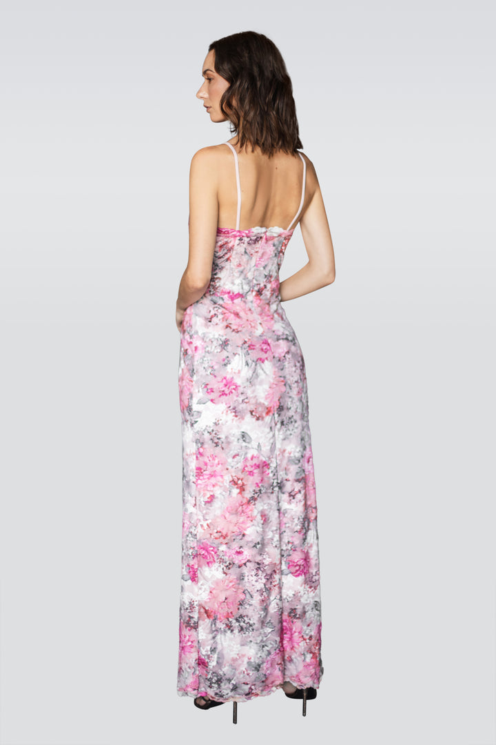 Floral Dress with Slit-1
