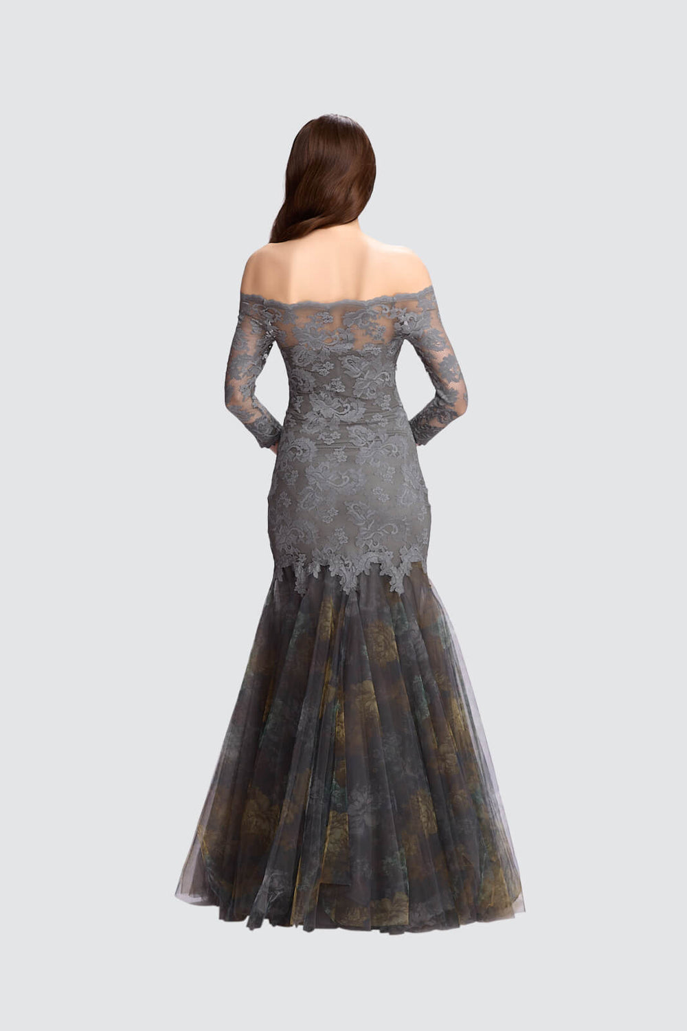 Ethereal Grace Off-Shoulder Gown-1