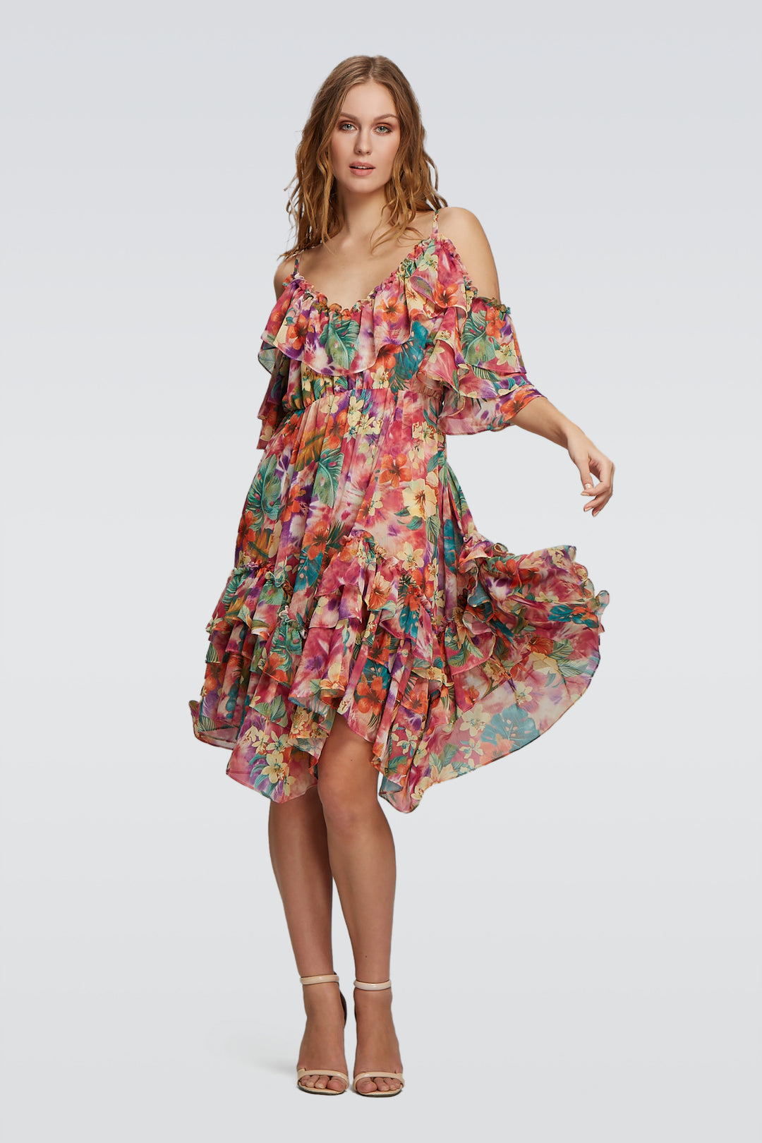 Hibiscus Flowy Dress-0