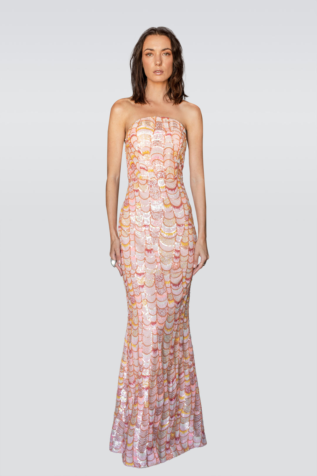Mermaid Strapless Couture Gown-0
