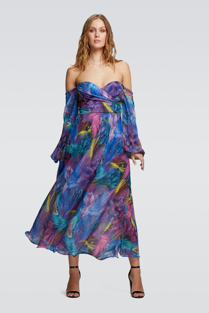 Light Breeze Chiffon Dress-0