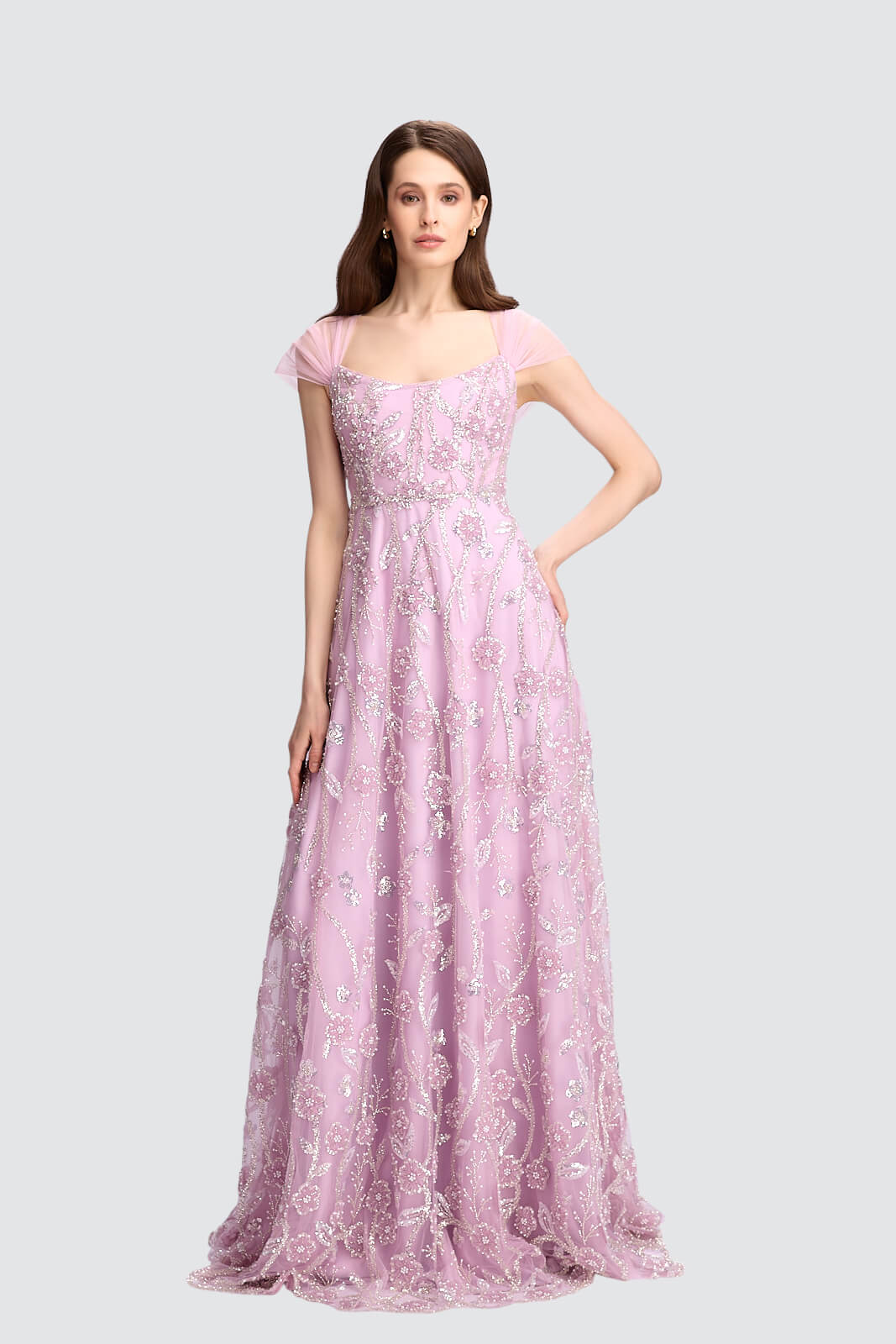 Enchanted Blossom Embellished Gown-0