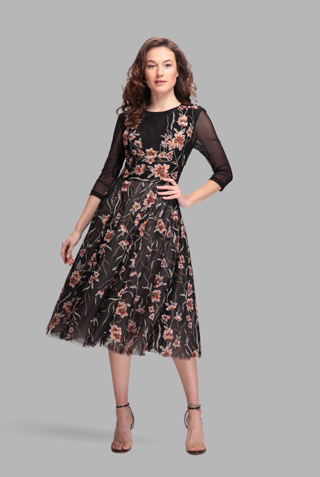 Marilyn frill with lily tulle dress-0