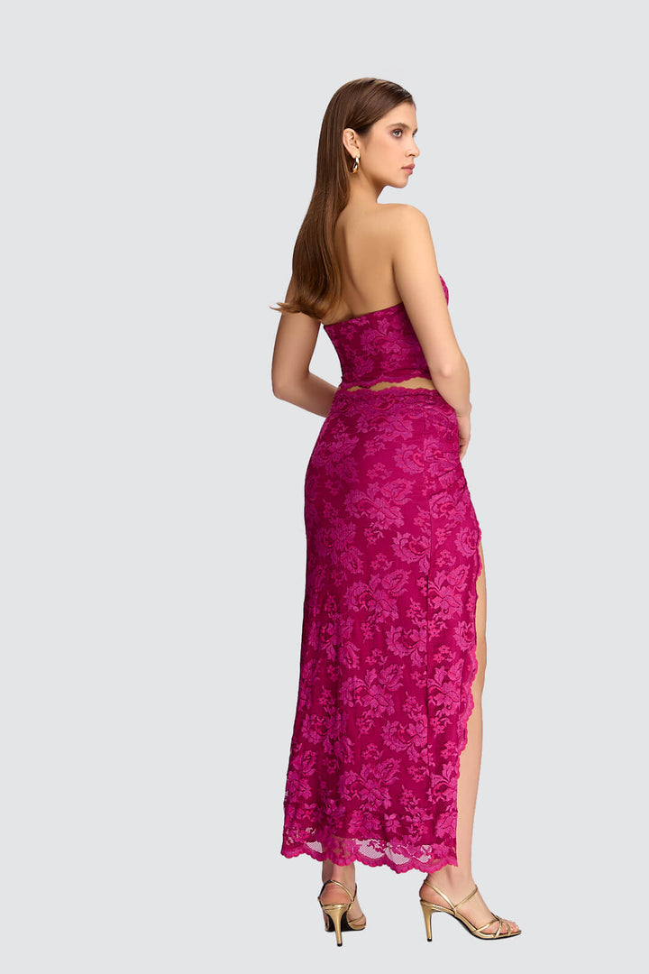 Strapless Crop Top-3