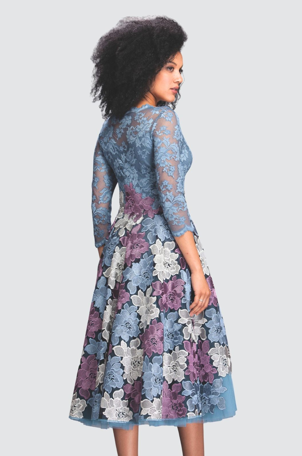 Elegant Embroidered Midi Dress