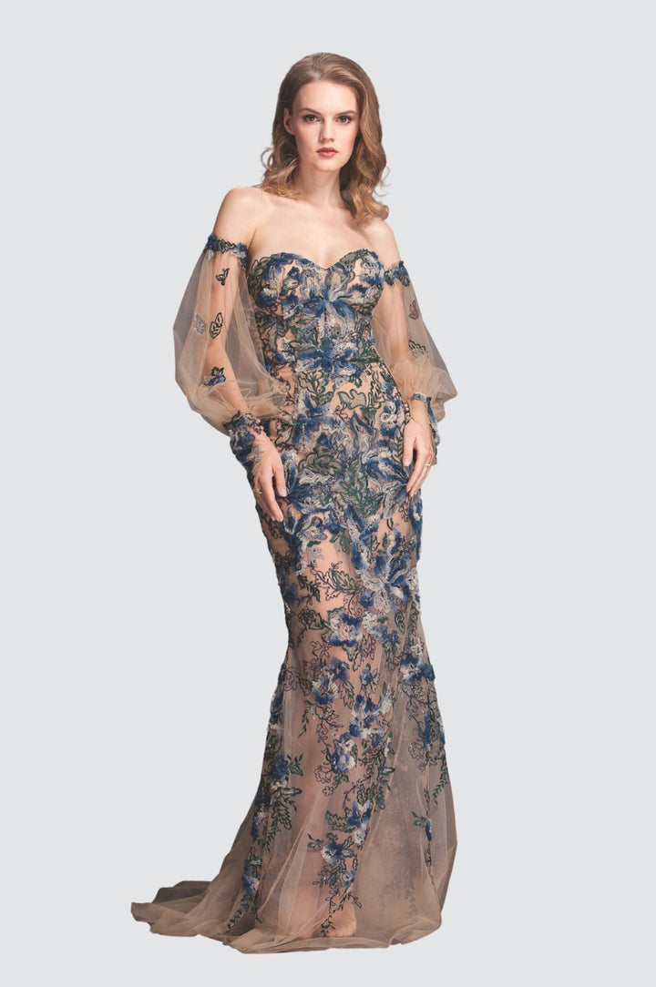 Off-Shoulder Gown