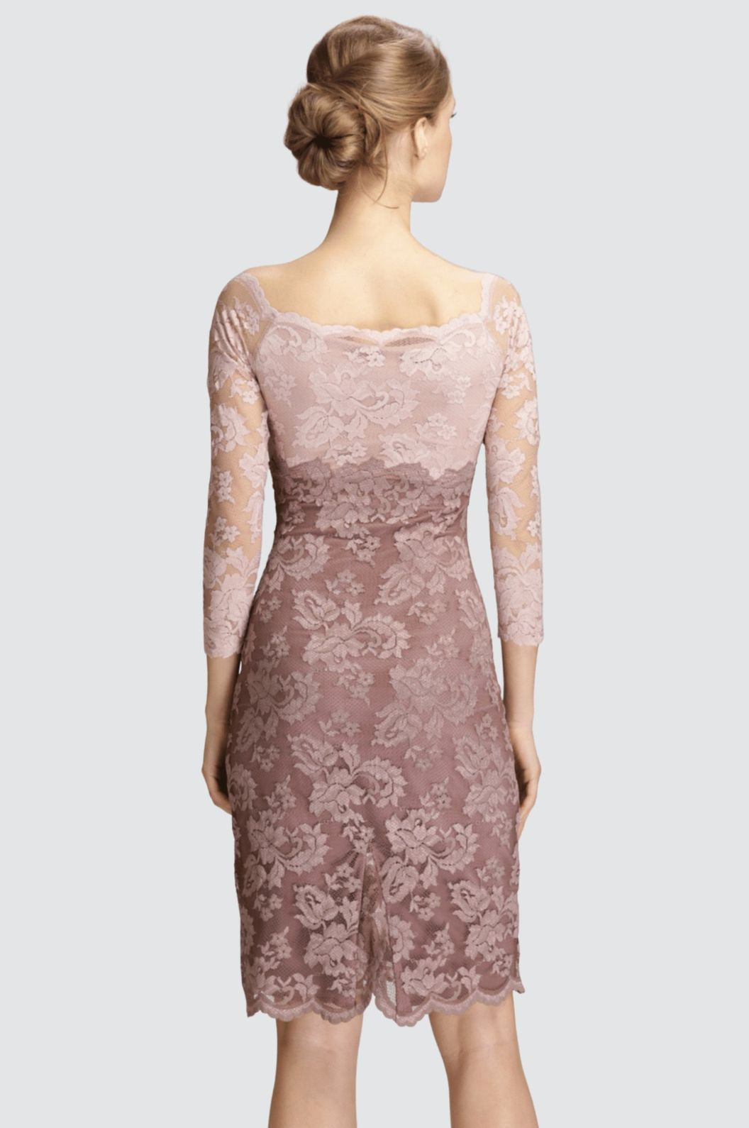 Bi-Colour Lace Cocktail Dress