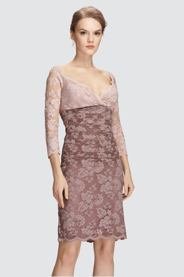 Bi-Colour Lace Cocktail Dress