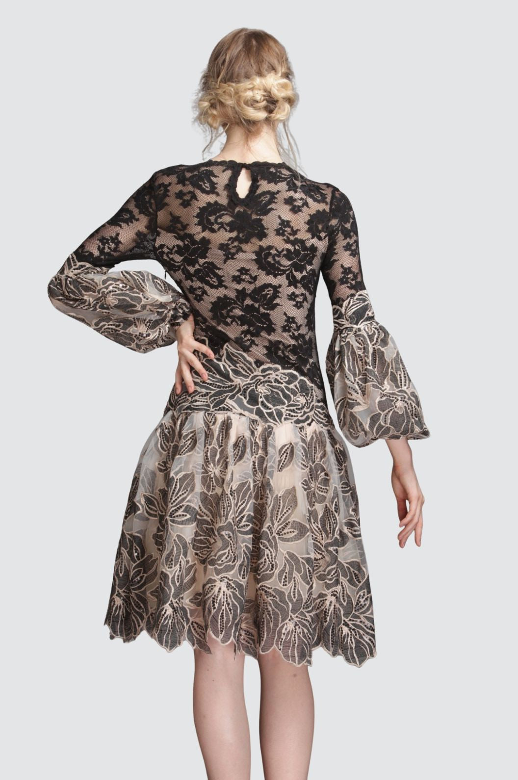 Leaf Flare Dress