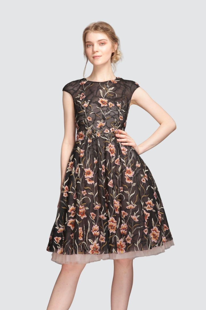 Mesh Tutu Flare Dress