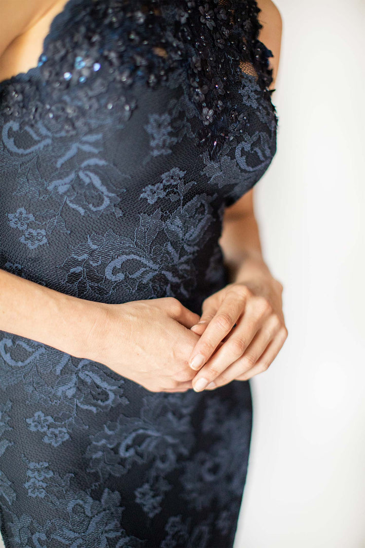Lace Elegance Sheath Gown