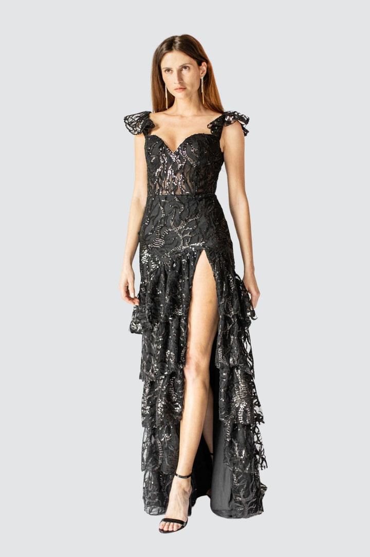 Midnight Muse Sequin Maxi Dress
