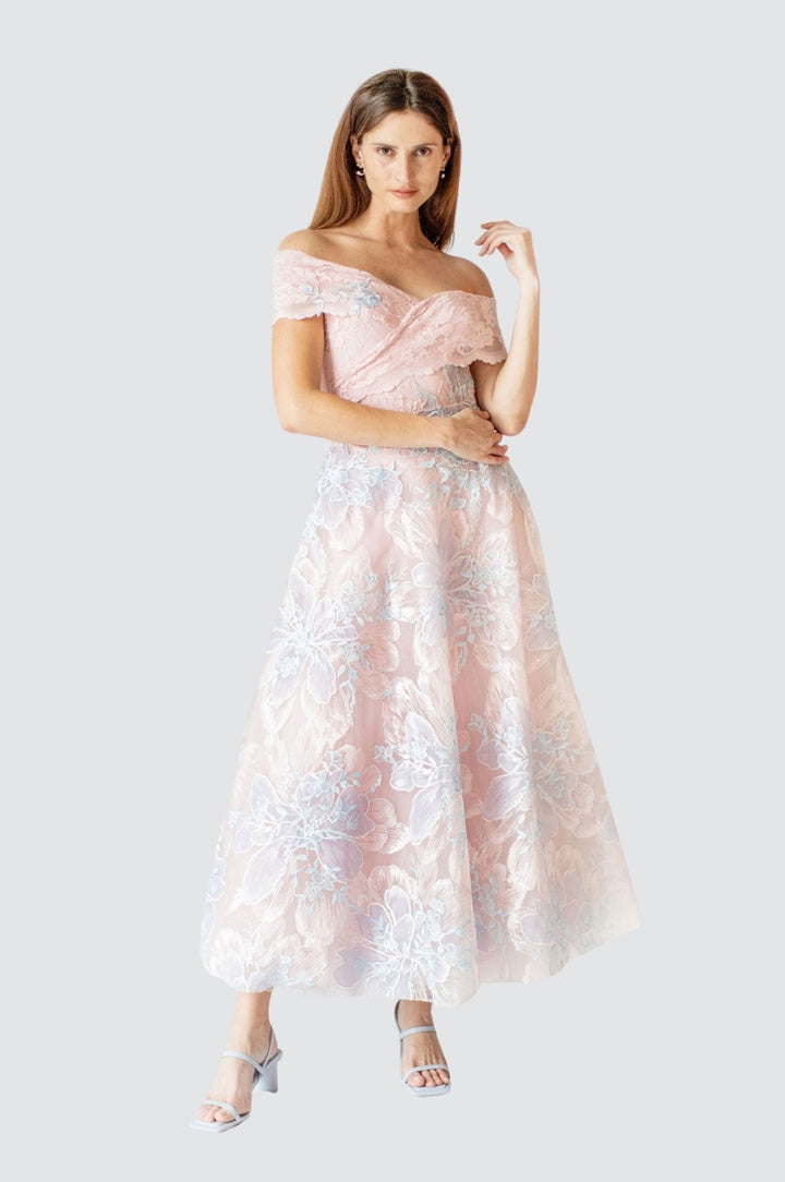Cotton Candy Off-Shoulder Dress