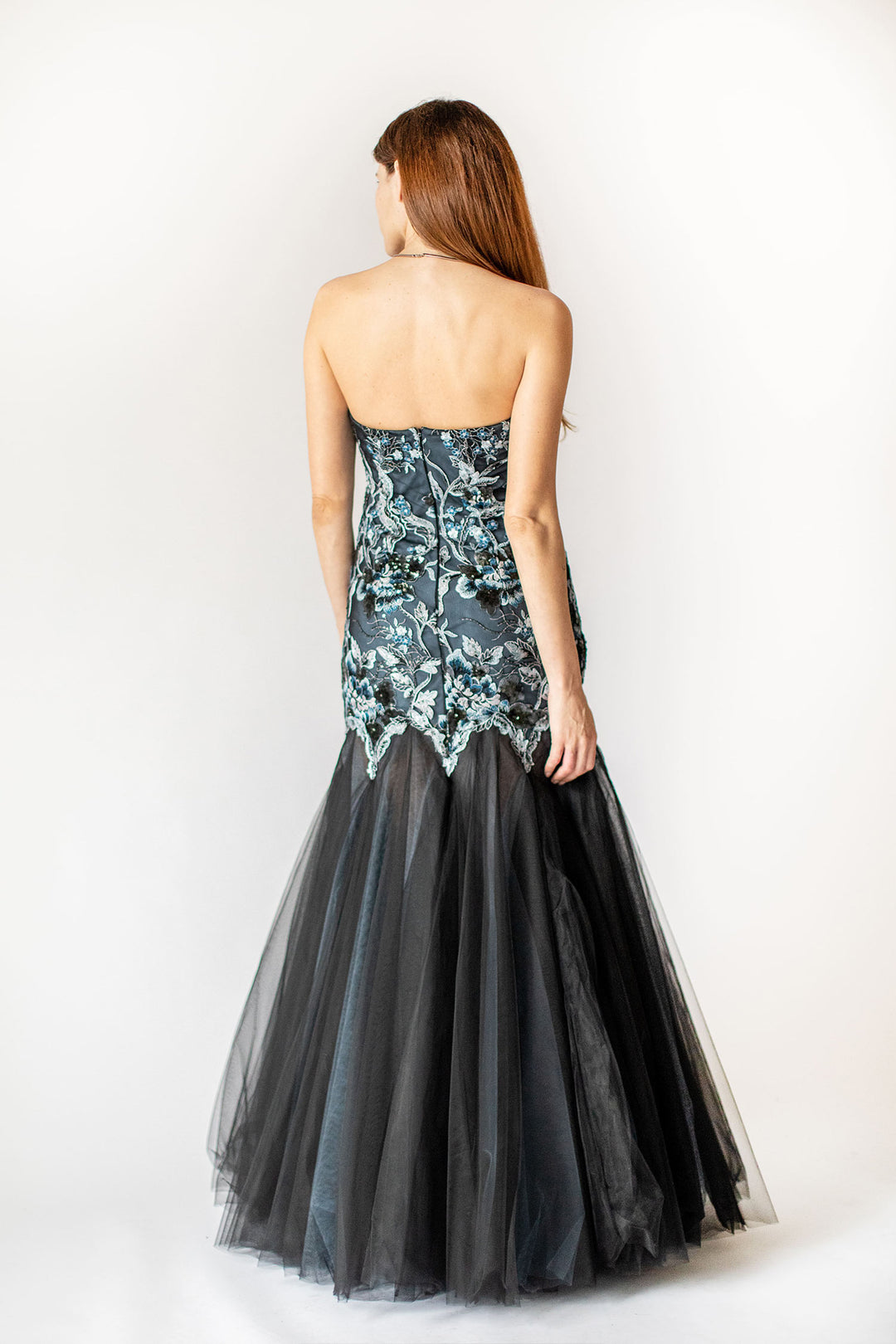 Celestial Goddess Peplum Gown
