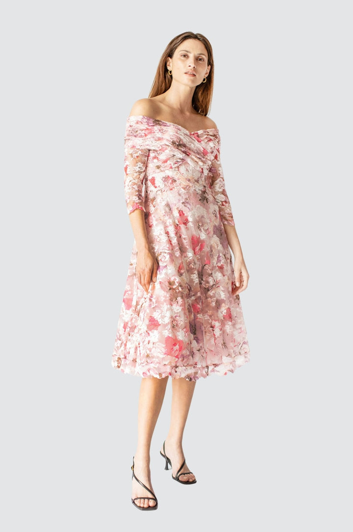 Rosie Off-Shoulder A-line Dress