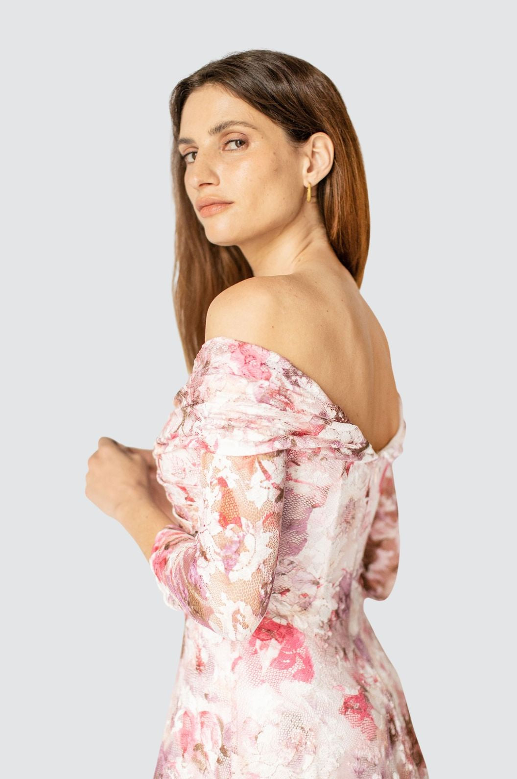 Rosie Off-Shoulder A-line Dress