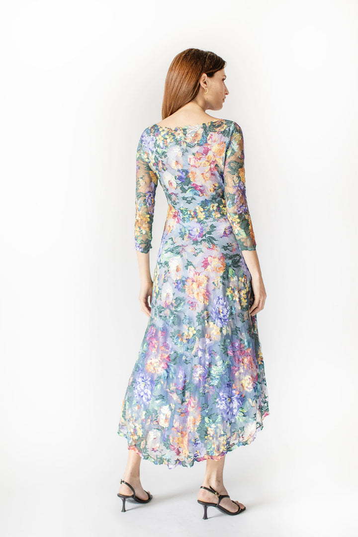 Dutch Vintage Asymmetric A-line Dress