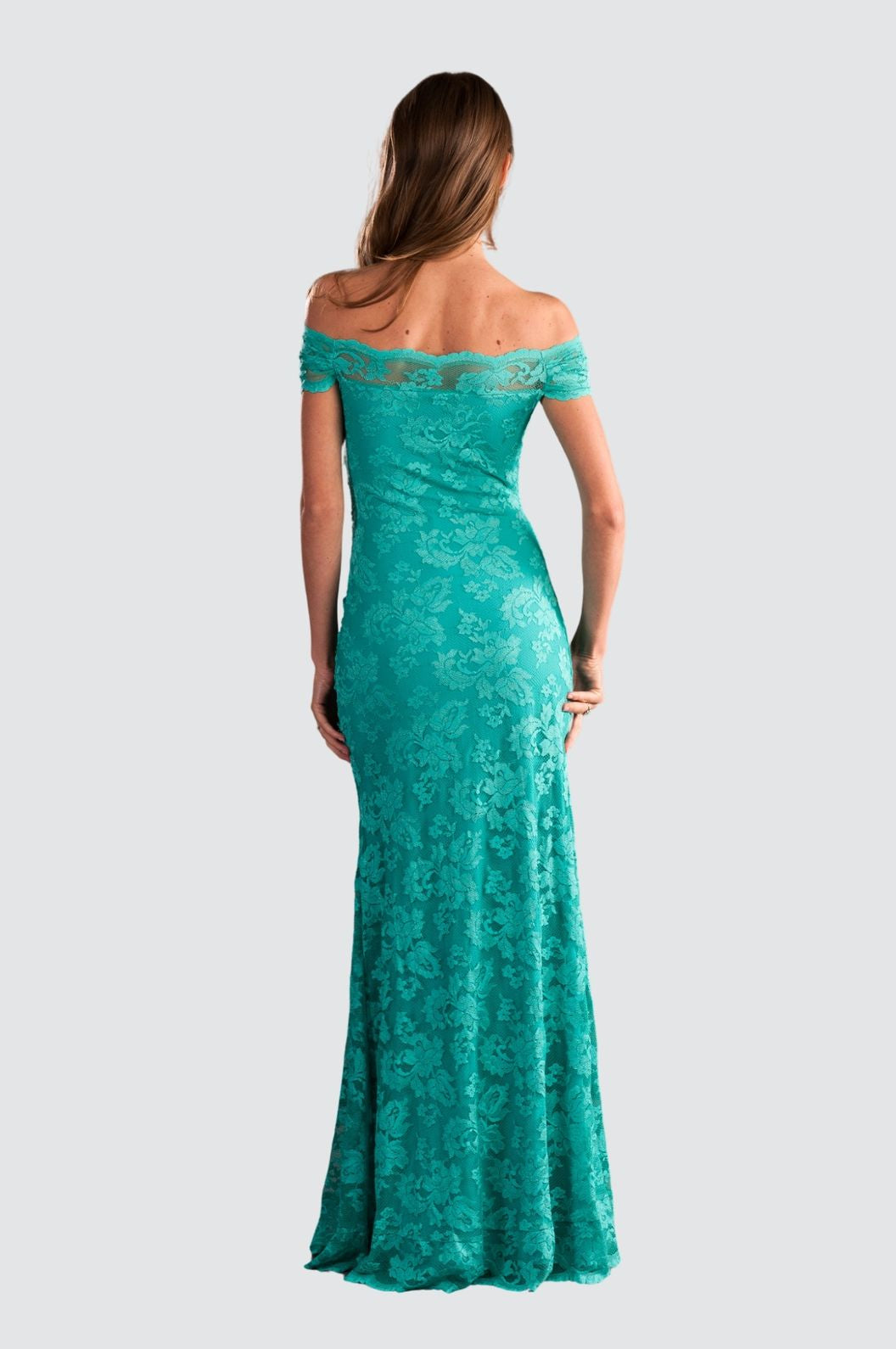 Off-shoulder Long Classic Gown