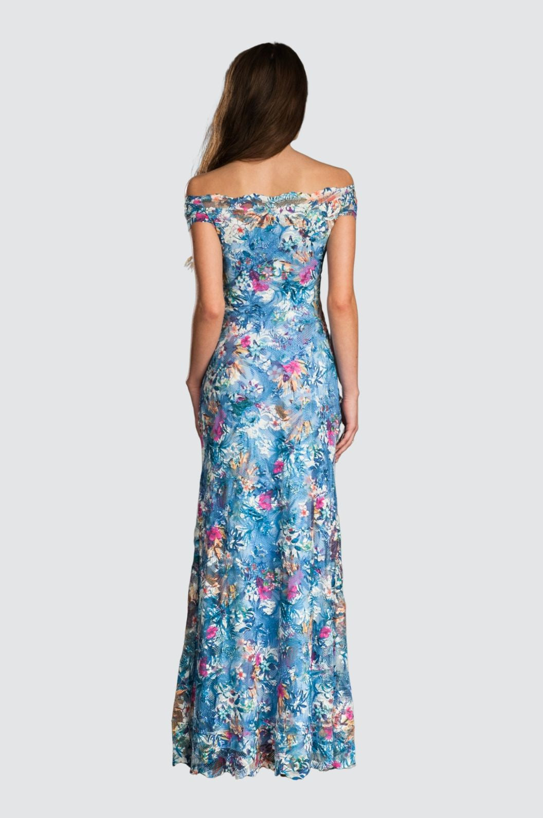 Off-shoulder Long Classic Gown