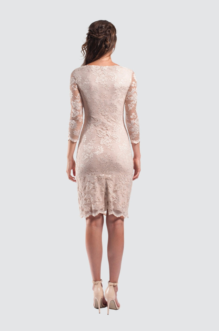 Classic V-neck Lace Dress