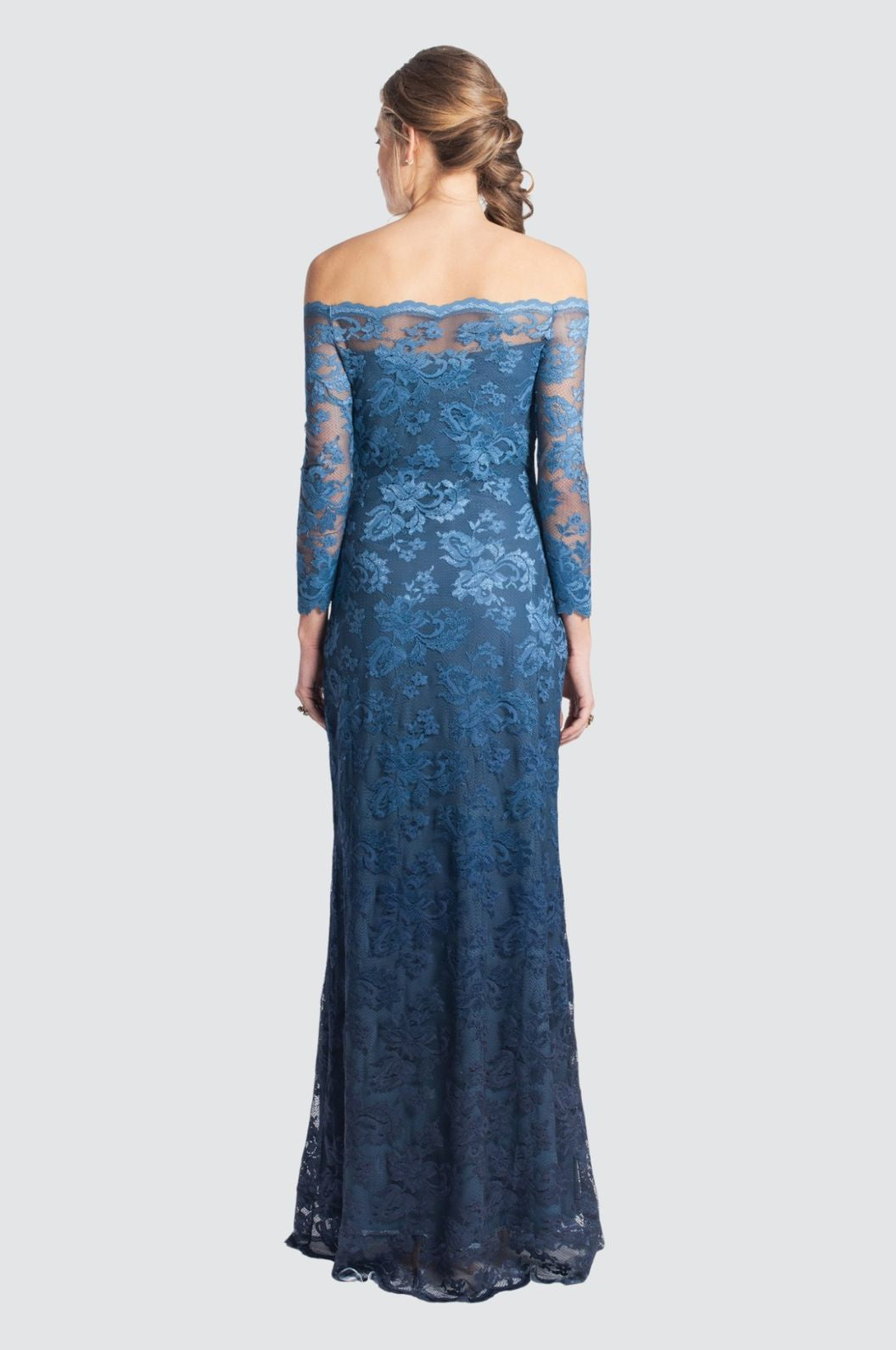 Off-Shoulder Lace Gown