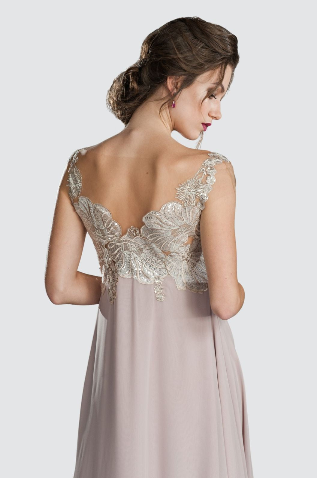 Romantic Off-Shoulder Cocktail Midi Dress