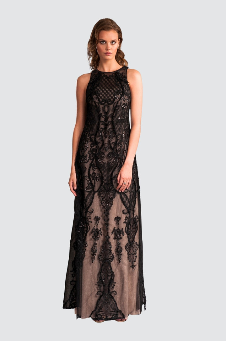 Majestic Embroidery Gown