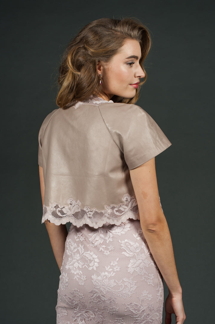 Leather & Lace Bolero-4
