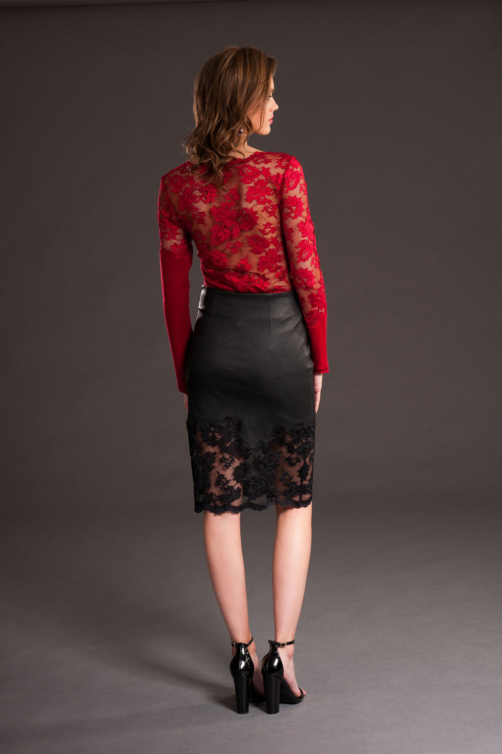 Red Cashmere Sweater-1