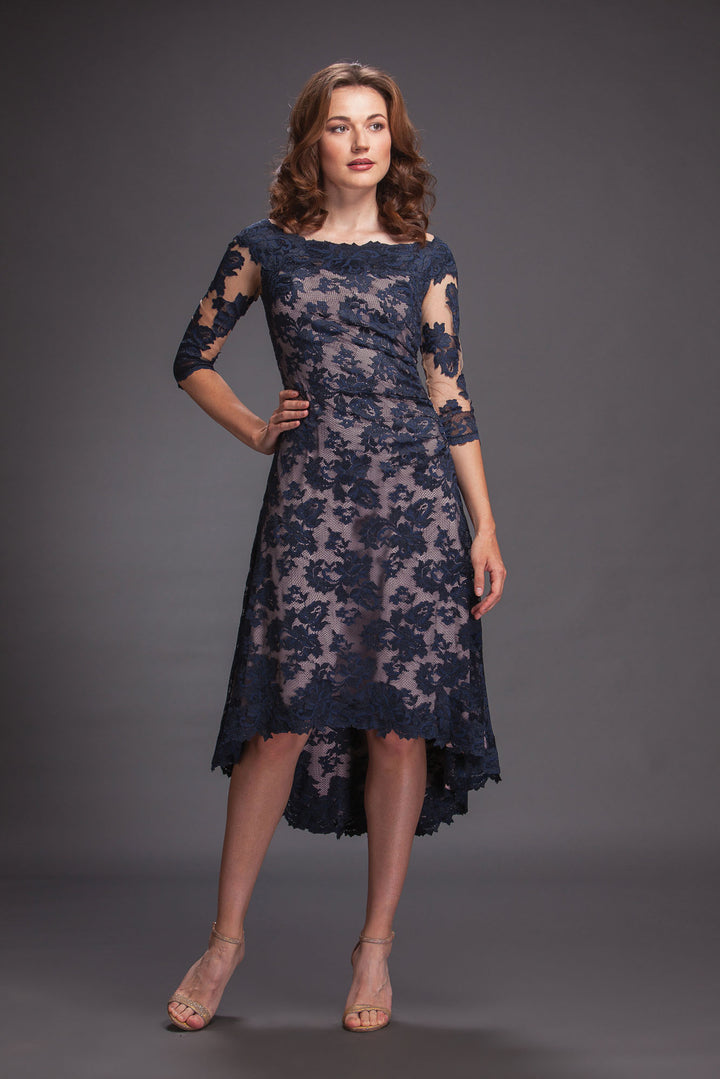Midi Dress with trimming-0