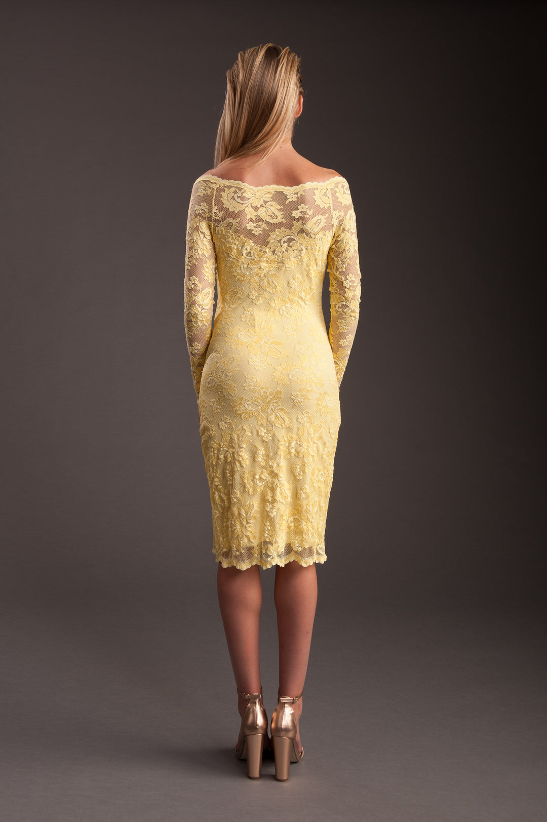 Off Shoulder Midi Dress-5