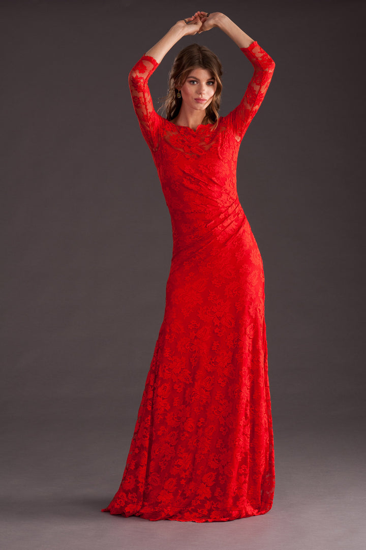 Stunning Red Gown-3
