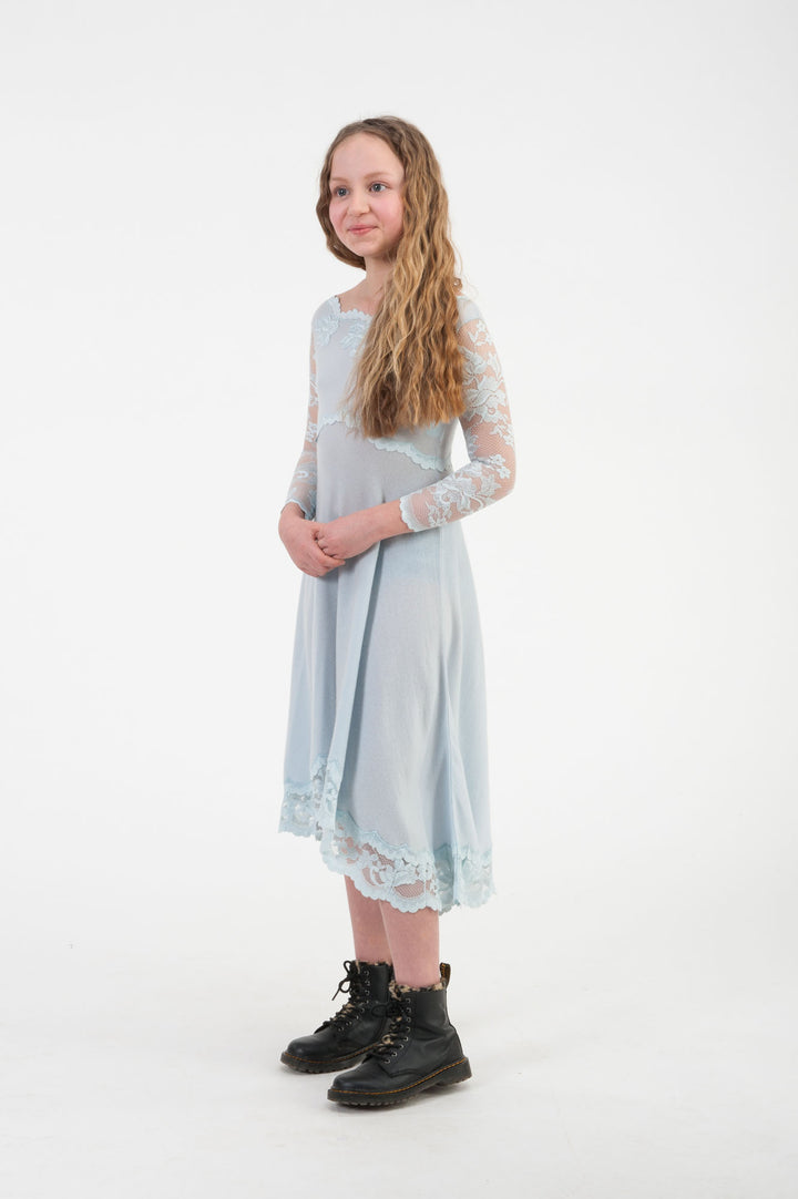 Cashmere & Lace Blue Dress-3
