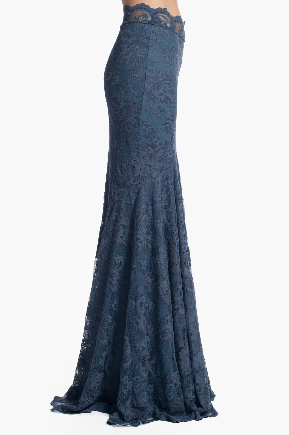 Floor length lace skirt-3