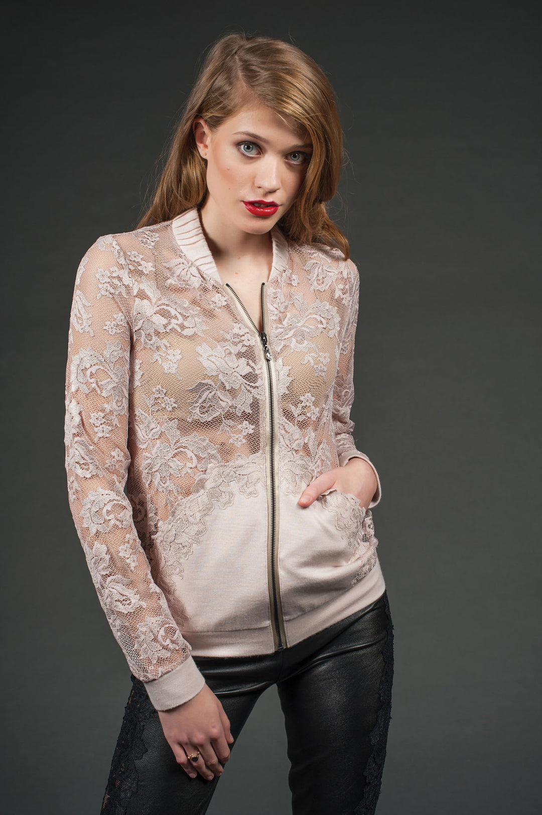 Nude Cashmere Bomber-0