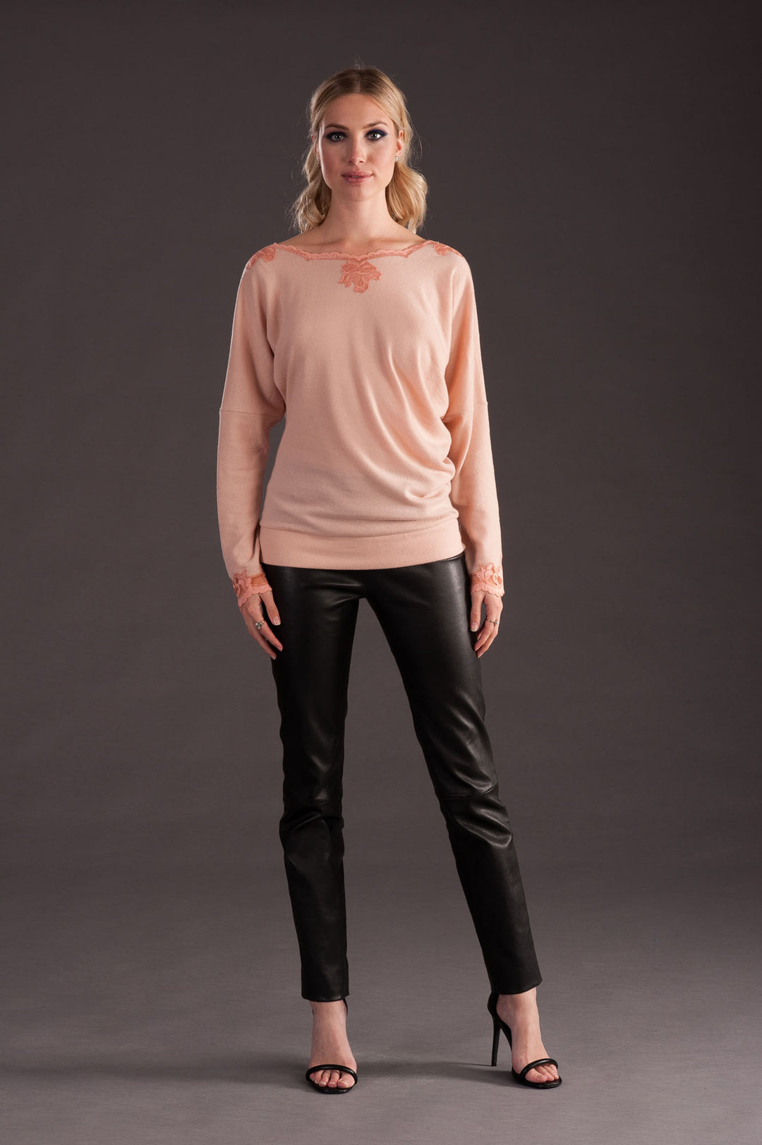 Cashmere Sweater with Open Back-0