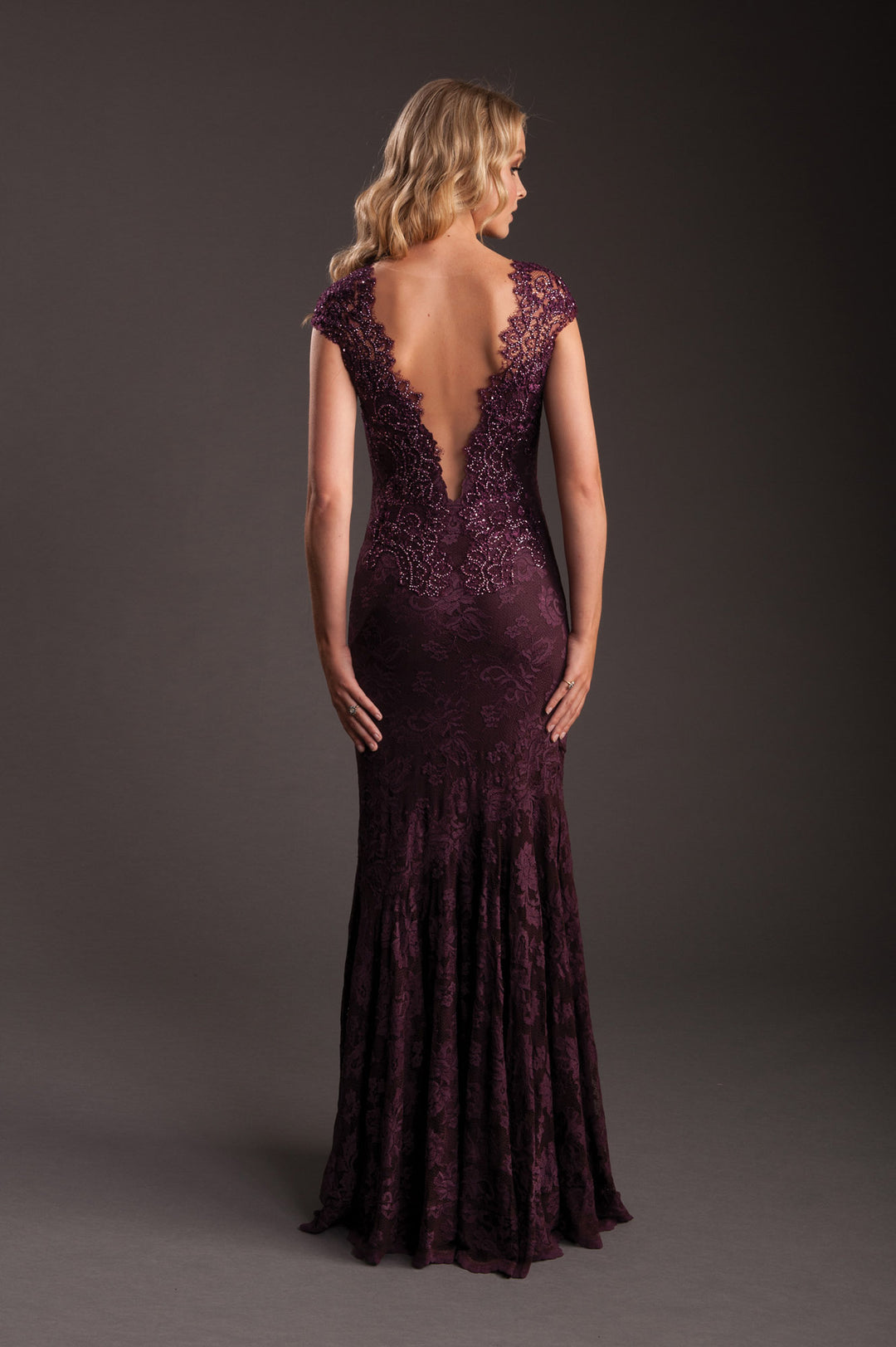 Port Gown with Deep Neckline-4
