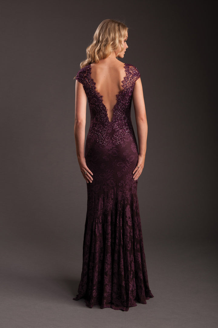 Port Gown with Deep Neckline-4